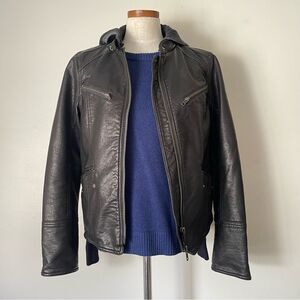 We The Free Moto faux leather Jacket size Medium preowned